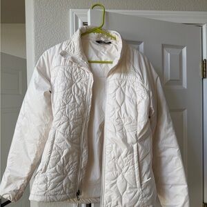 The North Face Women's White Quilted Puffer Jacket